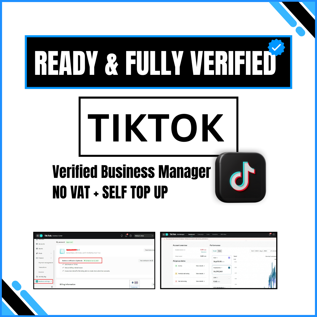 Buy Verified TikTok Business Manager